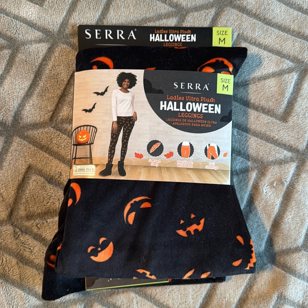 Serra Ladies Ultra Plush Halloween Leggingsngs